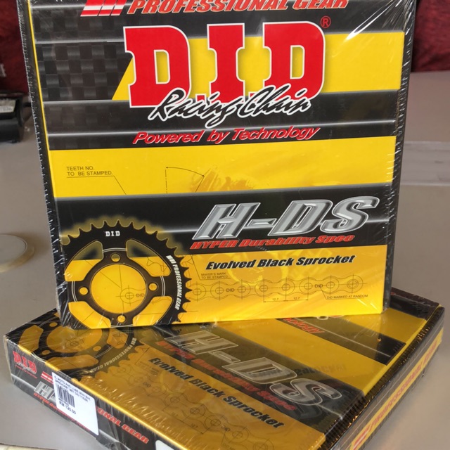 Y15 DID sprocket set HDS 428 x 122L Shopee Malaysia