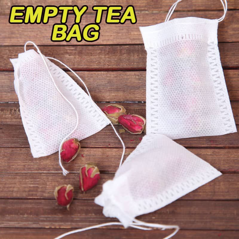 Empty Teabags Empty Tea Sachet +100pcs Per Pack ( UNCANG TEH