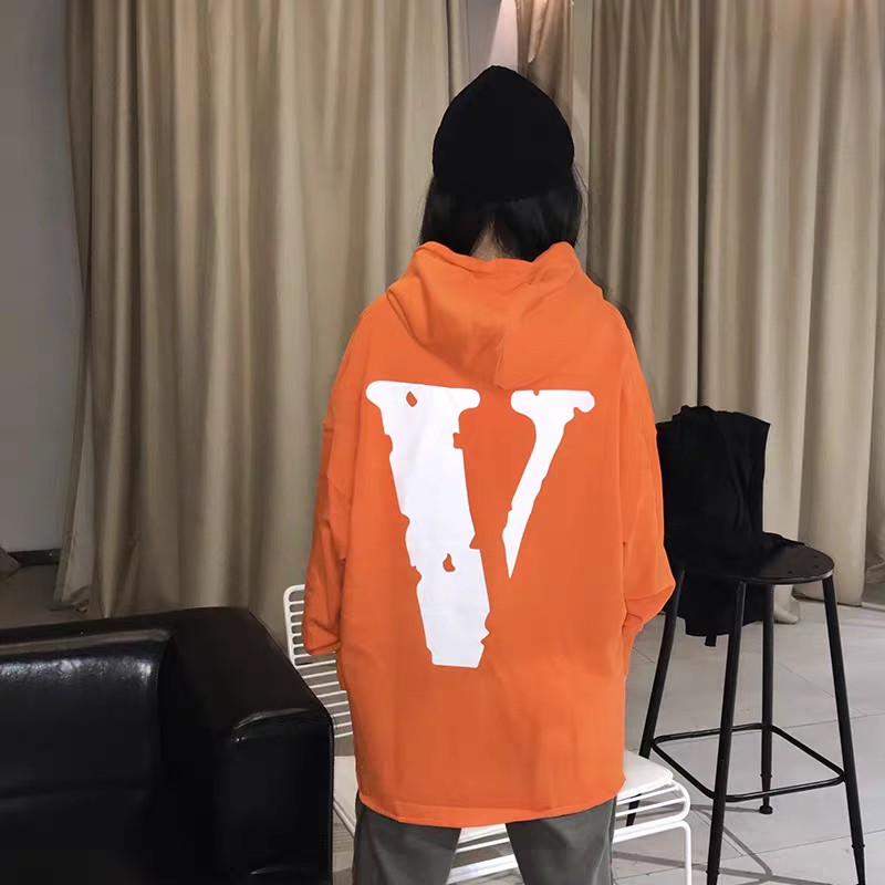 肩幅56cmVlone hoodie orange - パーカー