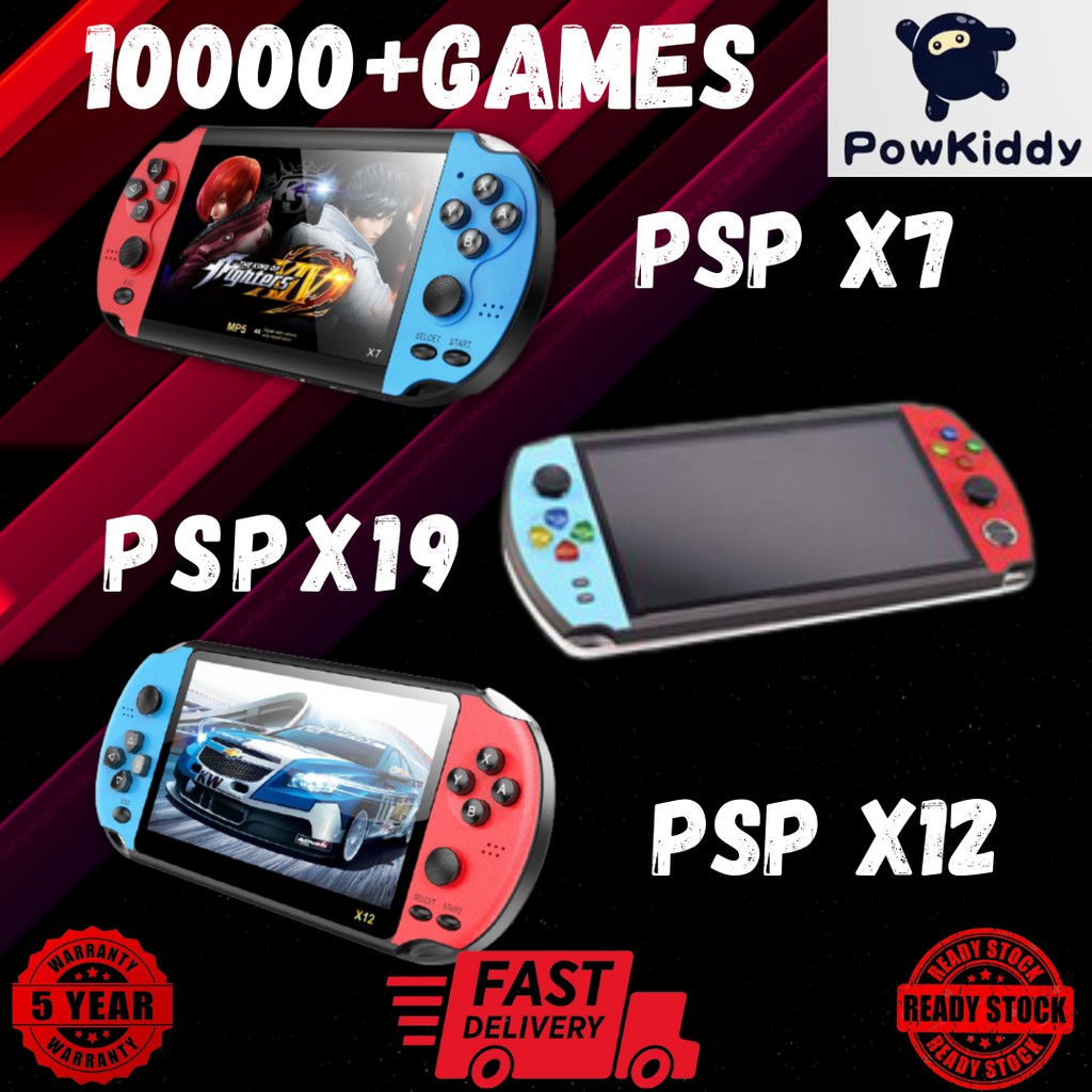 😍NO.1 PSP😍 PSP x7 x12 x19 Game Console With Multi Function 10000 Games  Portable PSP Handheld Game Player GAME | Shopee Malaysia