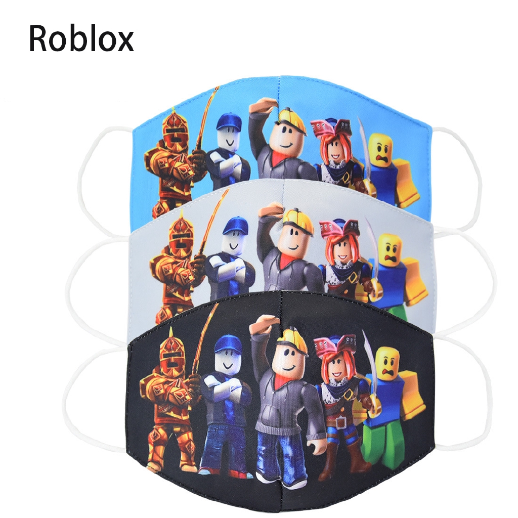 2 14 Years Kids Game Roblox Mouth Mask Cosplay Toys Party Mask Pm2 5 Washable Shopee Malaysia - cf combo roblox