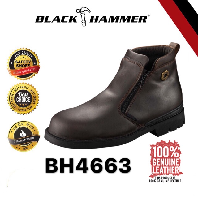 Black Hammer Safety Shoes Safety Boot Black Hammer Steel Midsole Kasut Black Hammer