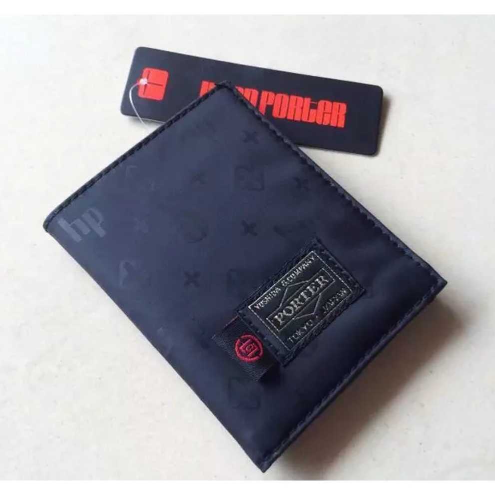 AR) Japan Design Clean & Simple Porter Waterproof Velcro Wallet with Picture , cash , credit card slot