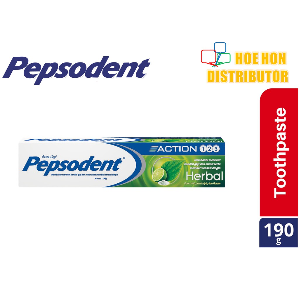 Pepsodent Cavity Fighter Toothpaste / Ubat Gigi Herbal 