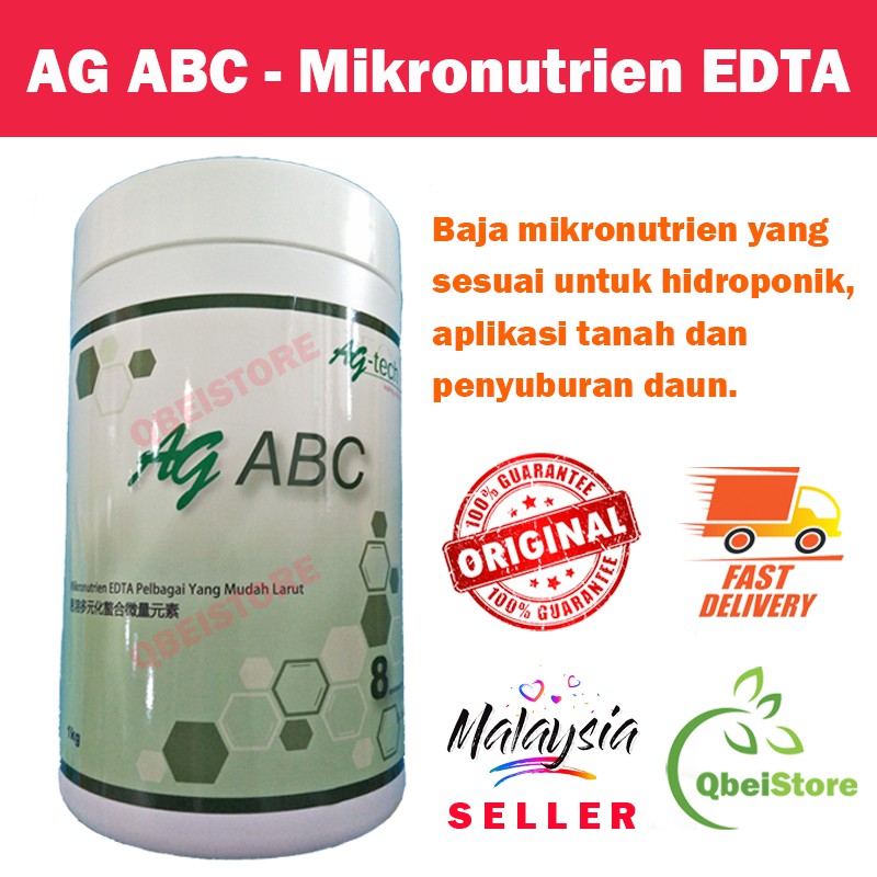 AG ABC 1KG Mikro Nutrien Pelbagai Micro Nutrient Fertigasi Fertigation ...