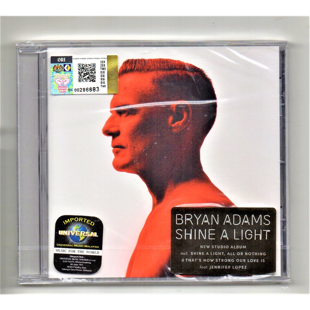 BRYAN ADAMS - Shine A Light ( Imported CD ) | Shopee Malaysia