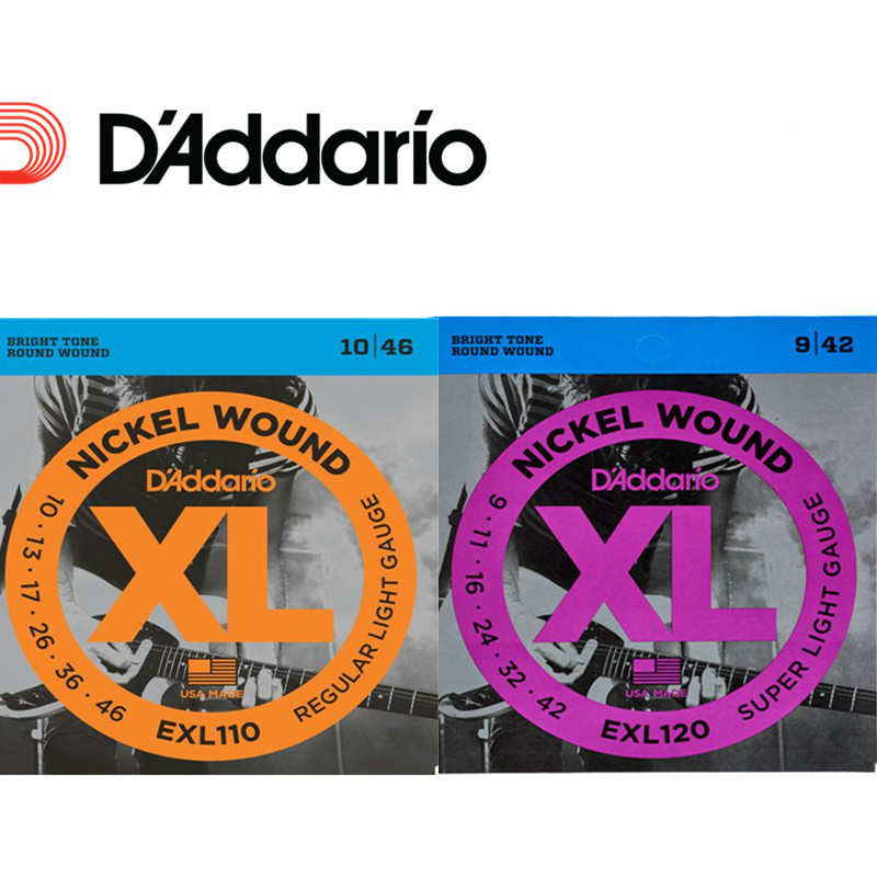 D'addario Exl130 120 110 Nickel Wound Electric Guitar Strings Tali Gitar Elektrik String