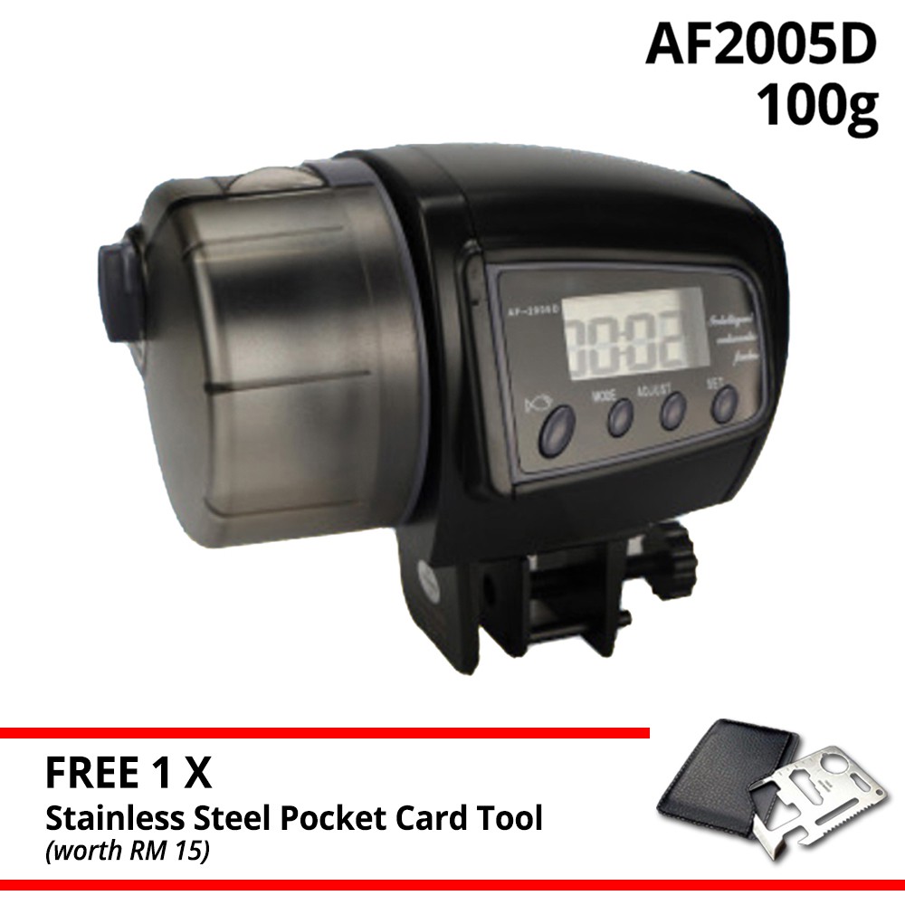 Automatic Fish Feeder Aquarium Food Feeder Timer Feeding Shopee
