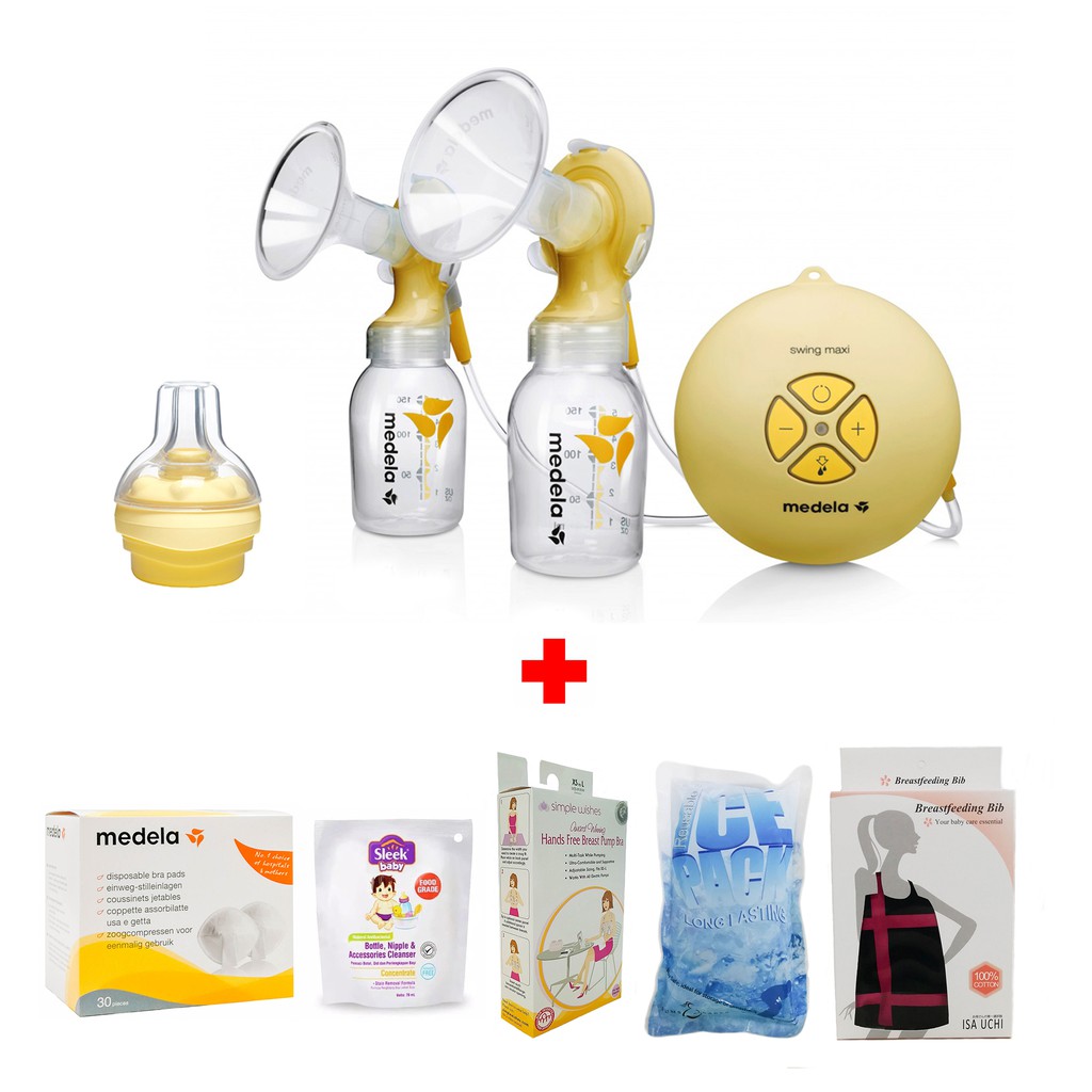 Medela Swing Maxi Breastpump/Breast pump C/W Calma Teat Set Shopee