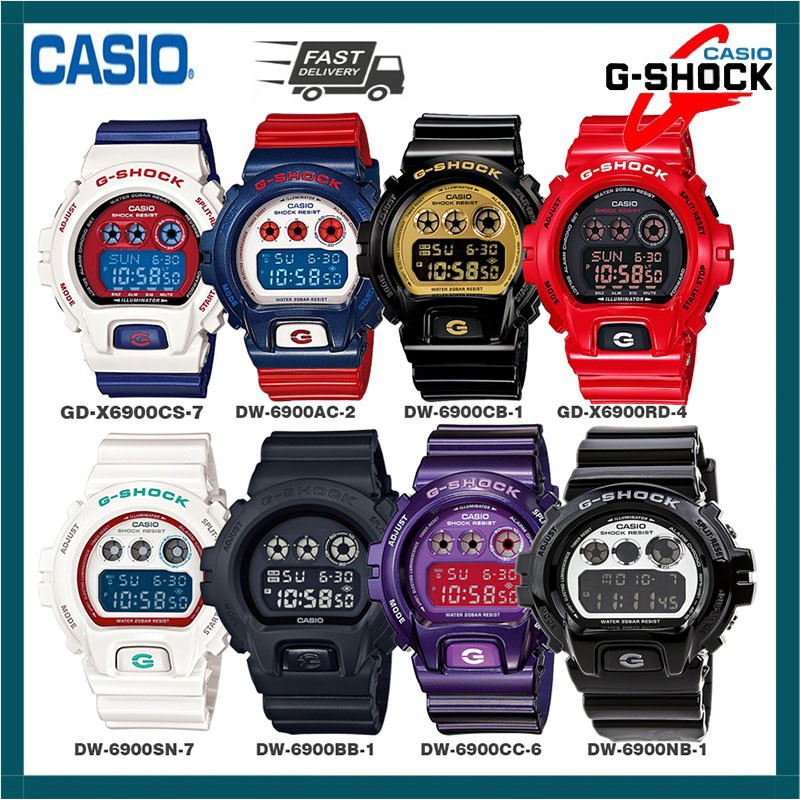 Original G Shock Crazy Colour Dw 6900cb 2dr Module 1289 Dw6900 Gshock G Shock Shopee Malaysia