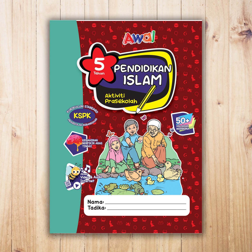 Buku Pendidikan Islam Aktiviti Prasekolah 5 Tahun Shopee Malaysia