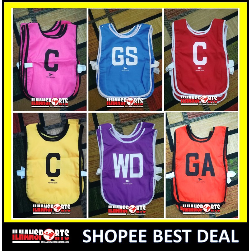 Espana Netball Bibs Junior Senior Bibs Bola Jaring Senior Junior Size Shopee Malaysia