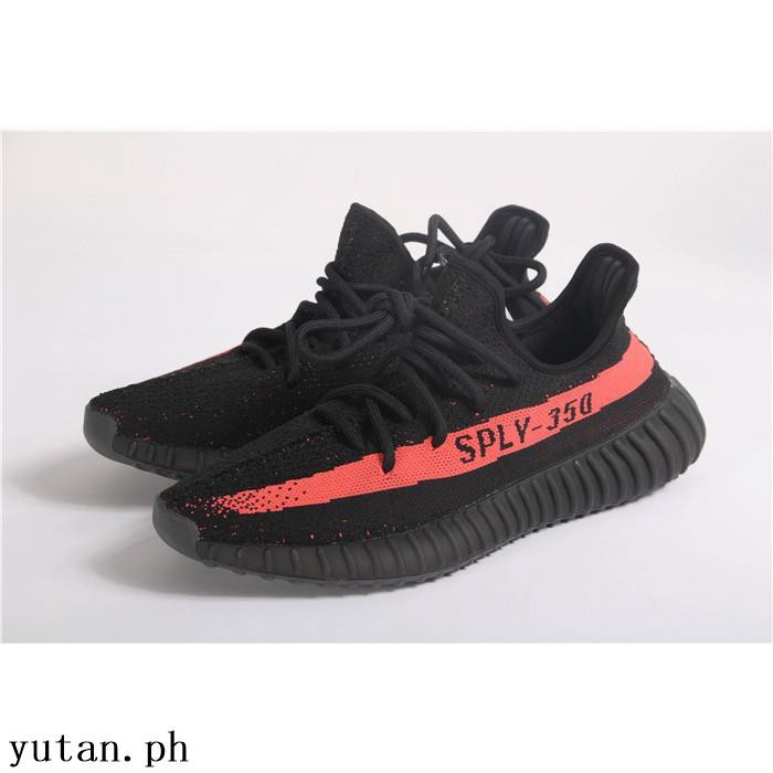 yeezy sply 350 black and red