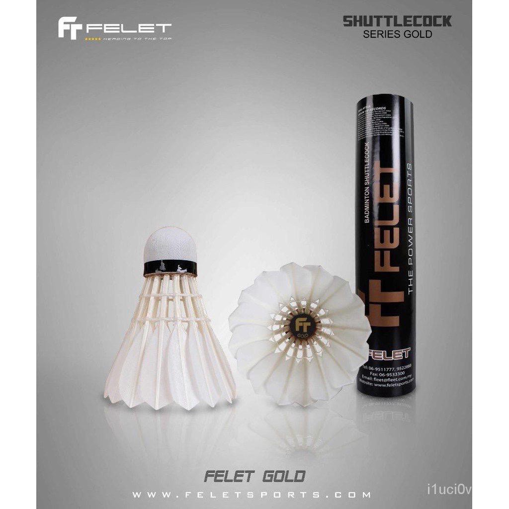 Felet Fleet Gold Shuttlecock Speed 77 | Shopee Malaysia