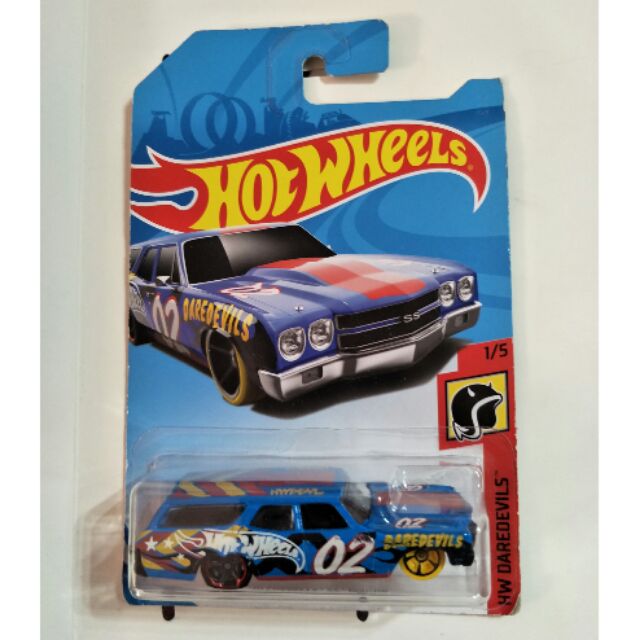 hot wheels 70 chevelle ss wagon daredevil