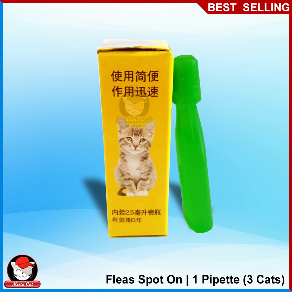 Cat Flea Drop  Ubat Kutu Kucing  Berkesan Sepantas 2-3 