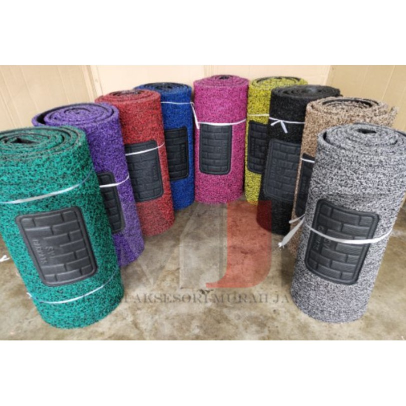 20MM OEM Universal DIY Car Coil Floor Mat Carpet Karpet Magic Grip