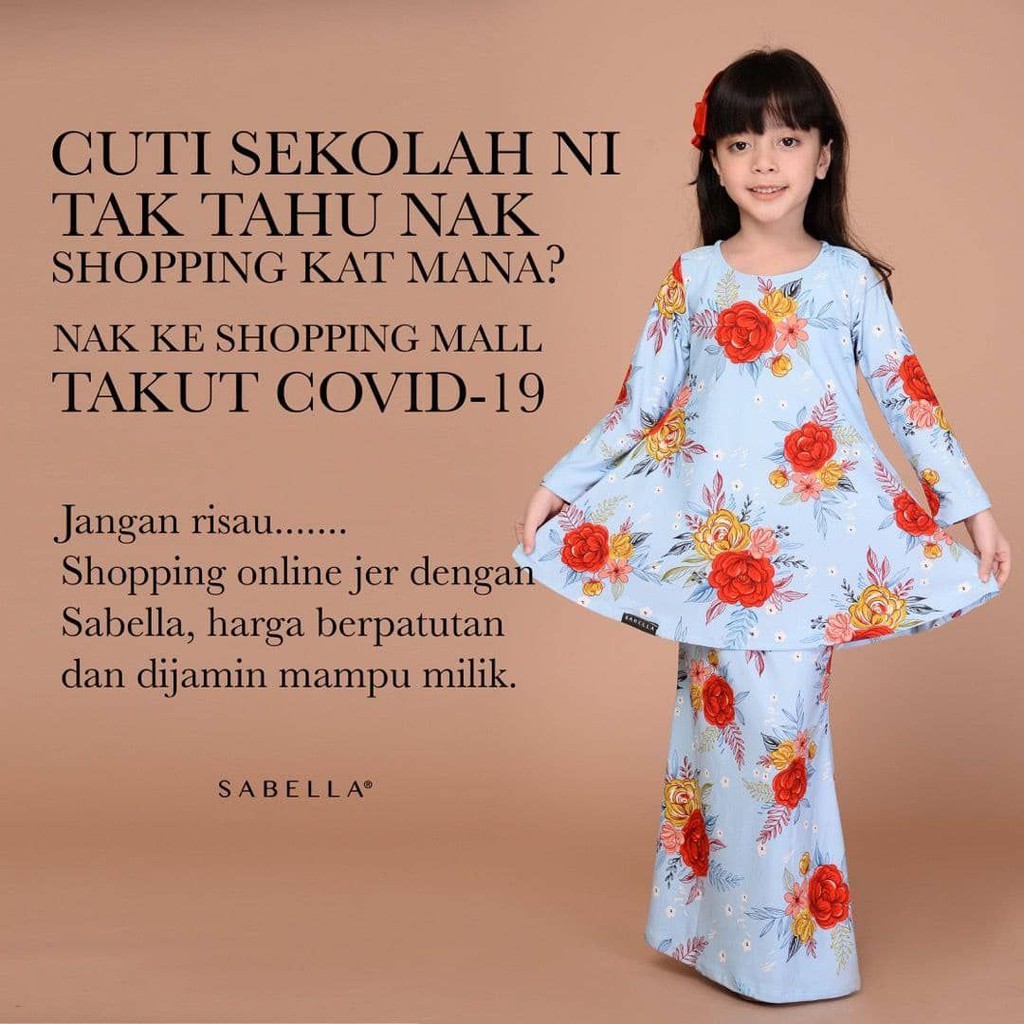  BAJU  KURUNG  SABELLA  QUEENY RAYA 8 0 KIDS PART2 Shopee 