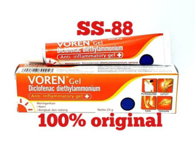 Voren Plus Gel Muscle Pain Krim Sakit Otot 20g Sejuk Shopee Malaysia