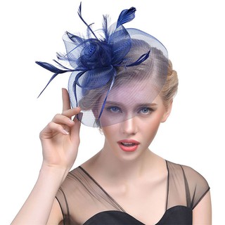 Feather Hair Fascinator Hair Clip Headband Mess Wedding Royal