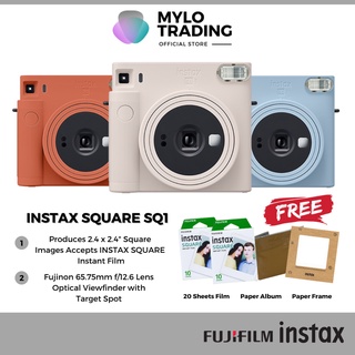 Fujifilm Instax Camera SQUARE SQ1 SQ-1 Instant Camera CLASSIC KIT with 2 Assorted Films