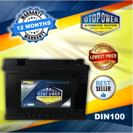 BATERI KERETA DIN100 60038 OTOPOWER MF BATTERY For Mercedes W208,W211 ...