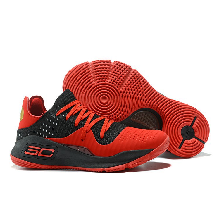 Under Armour Curry 4 Low Red Black 