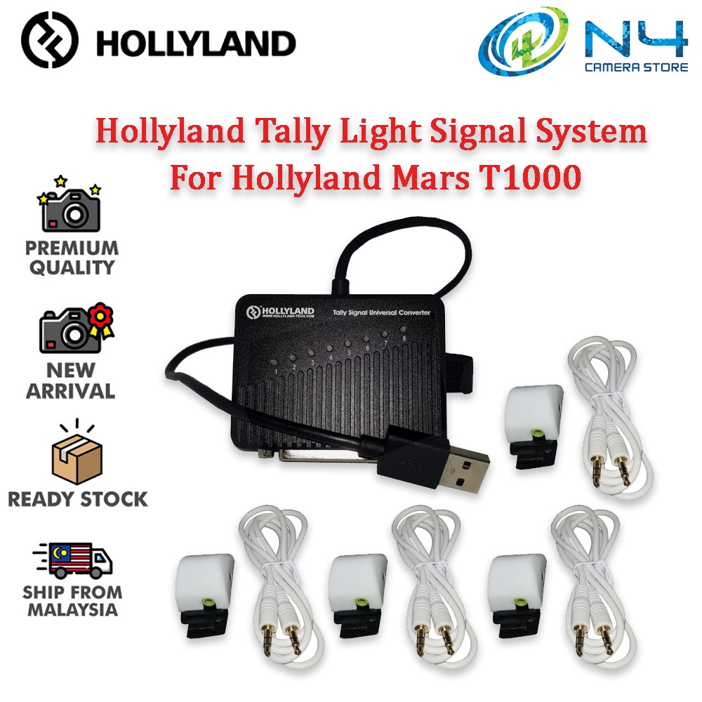 HOLLYLAND TALLY LIGHT SIGNAL SYSTEM FOR HOLLYLAND MARS T1000 | Shopee ...