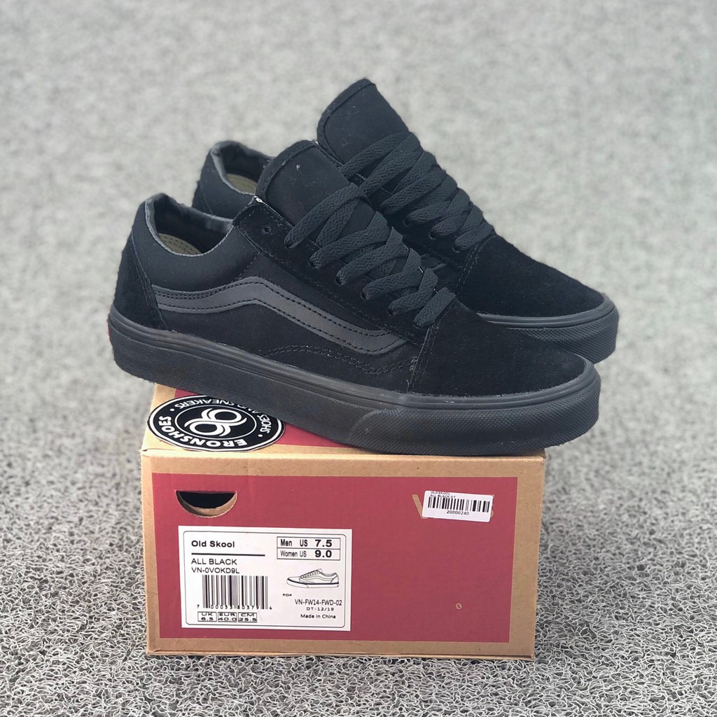 vans full black old skool