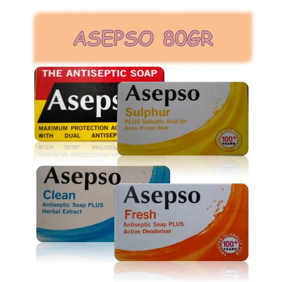 Asepso ANTISEPTIC Bath Soap 80gr Shopee Malaysia