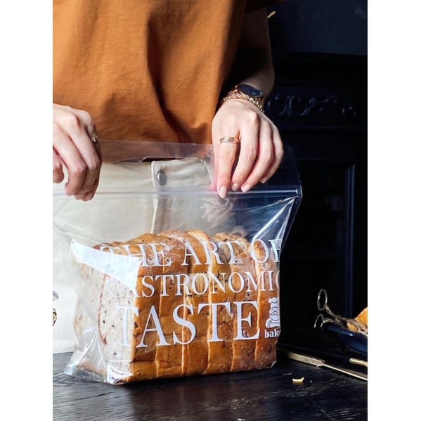 READY STOCK Zipper toast bag premium quaility 450g ziplock ️10PCS ️