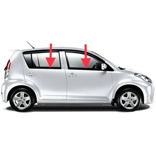 Perodua MYVI (05-09) - (ORIGINAL) DOOR GLASS OUTER MLDG 
