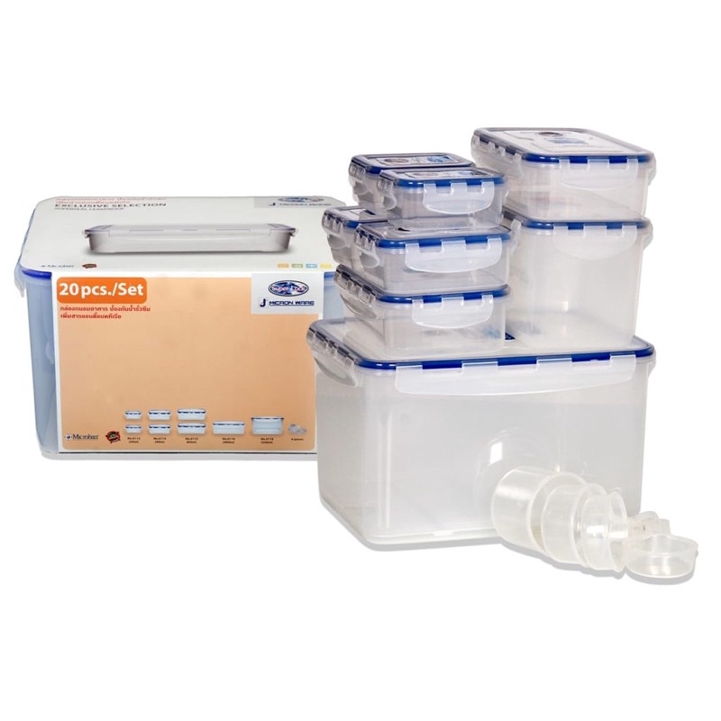 Superlock airtight food container model 6118/20pcs Shopee Malaysia