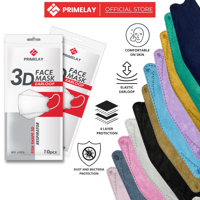 KF94 Mask Earloop Adult 10pcs/pack Cheap Disposable Face Mask KF94