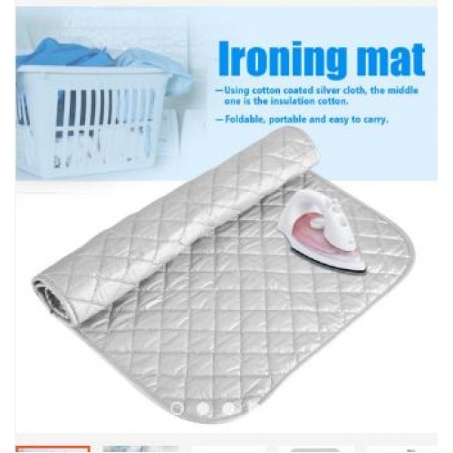 Table Top Travel Ironing Mat Blanket Folding Portable Heat