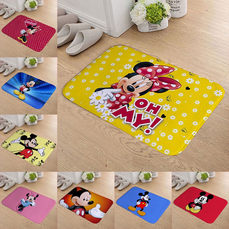 Disney Mickey Mouse Non Slip Floor Mat, Mickey Mouse Bath Rug