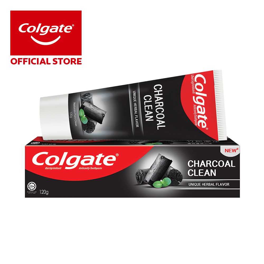 Colgate Naturals Pure Clean (Charcoal & Mint) Toothpaste 120g Shopee