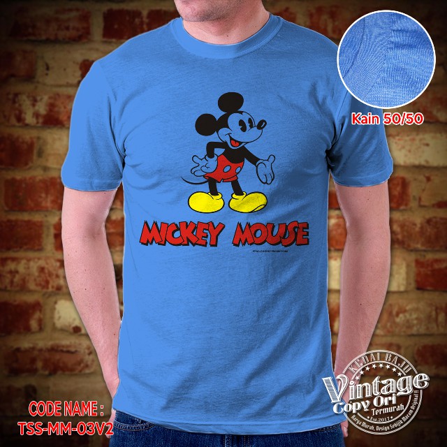 t shirt mickey vintage