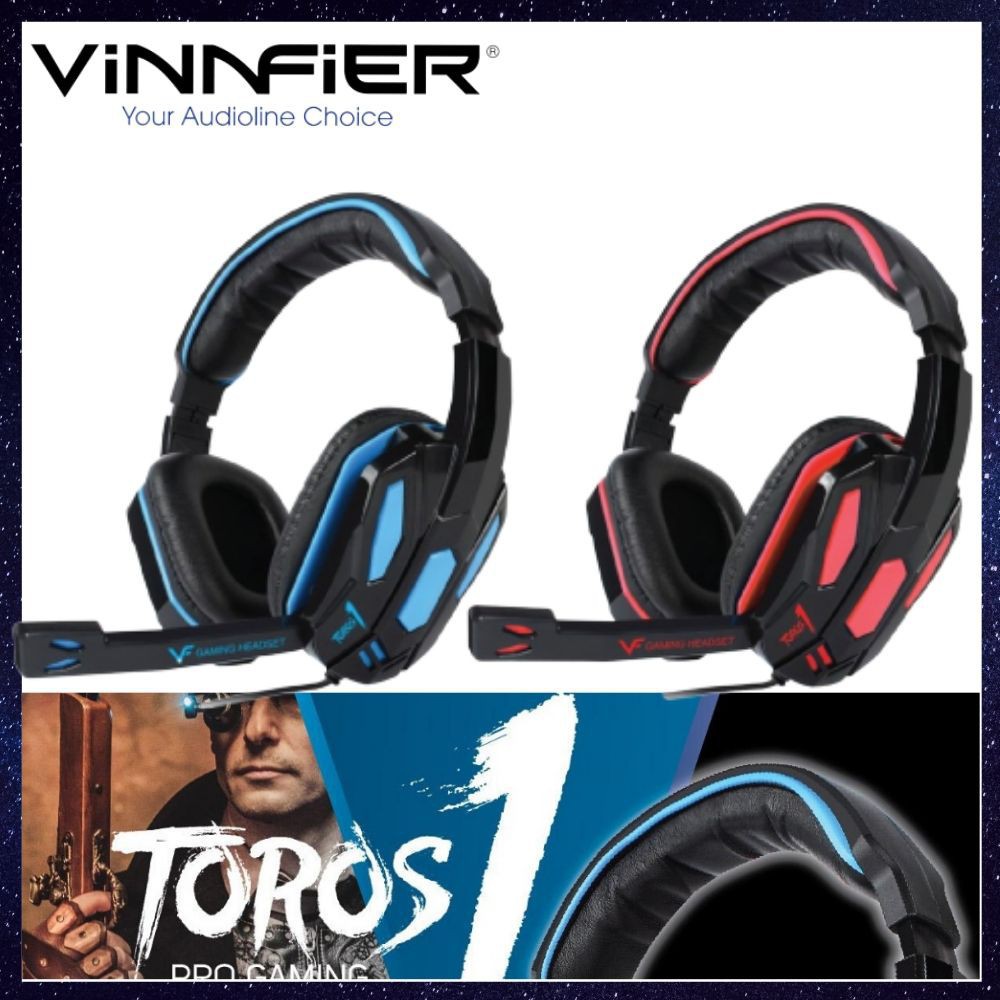 vinnfier toros 1 gaming headset with mic