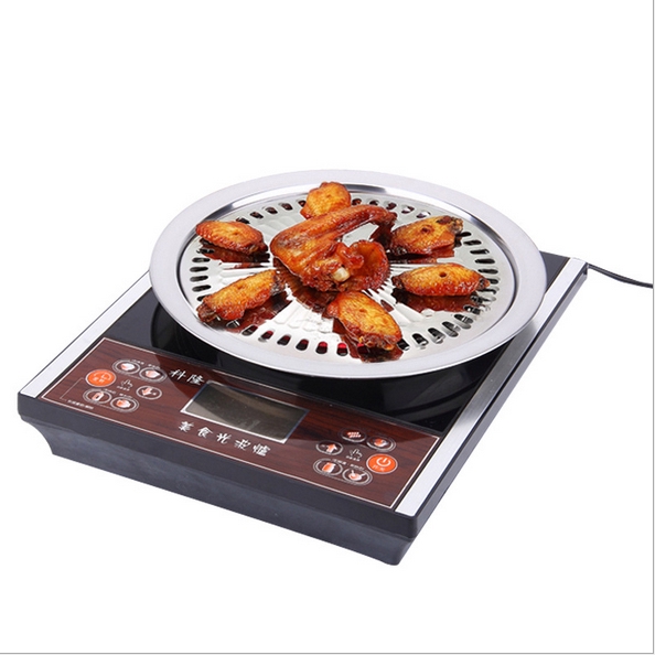 Smokeless Indoor Bbq Gas Grill Pan Barbeque Plate Kitchen Barbecue