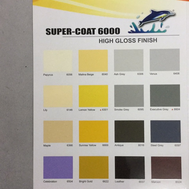 DOLPHIN PAINT High Gloss (Size 1 litre / 5 litre) Shopee Malaysia