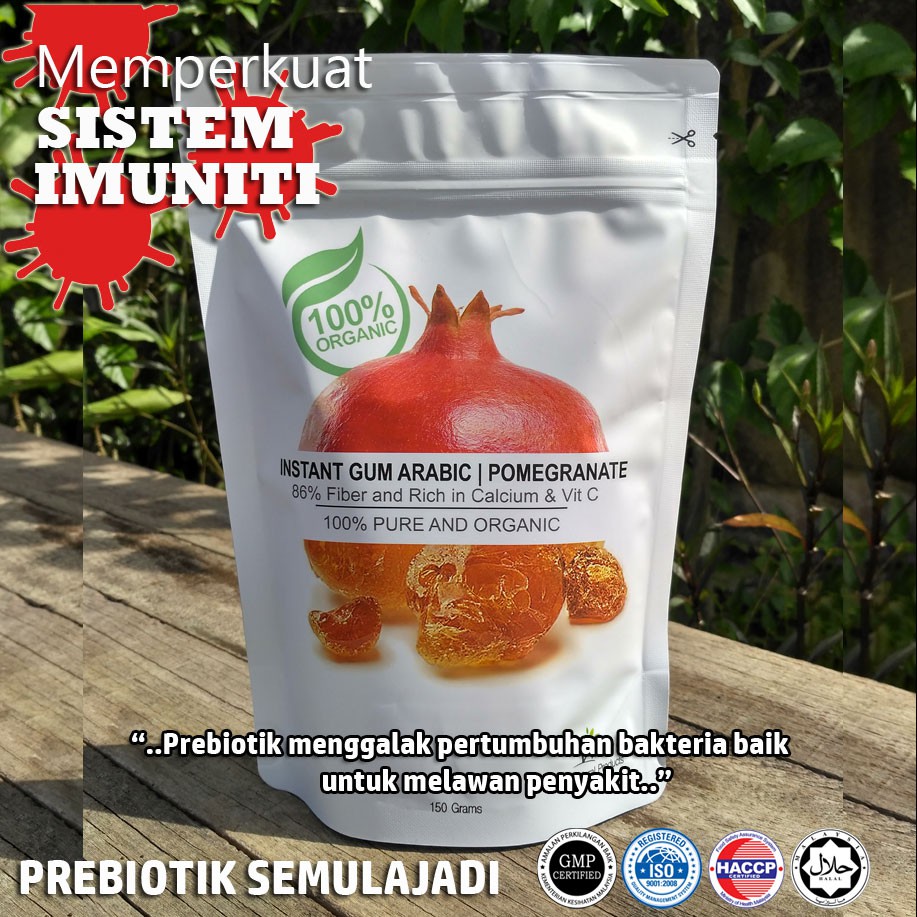 Ready Stock Arabic Gum Peket 150g Viscera Gum Arabic Almanna Gam Arab Perisa Delima Shopee Malaysia