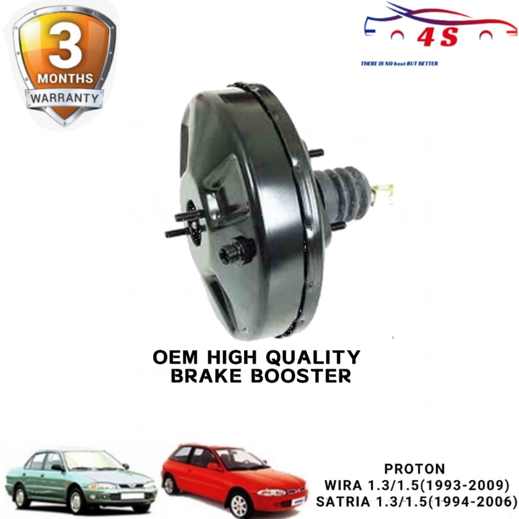 PROTON WIRA PUTRA SATRIA PERDANA (1993-2007) BRAKE BOOSTER SERVO PUMP 3 ...