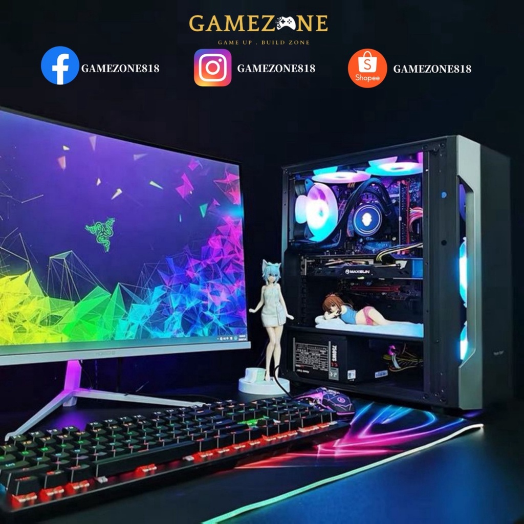 PC BUDGET GAMING SET / CUSTOM MADE PC / CPU DESKTOP ATHLON 3000G/ I3-12100F/15-10400F/15-12400F/GTX1650/RTX3060/RTX3050
