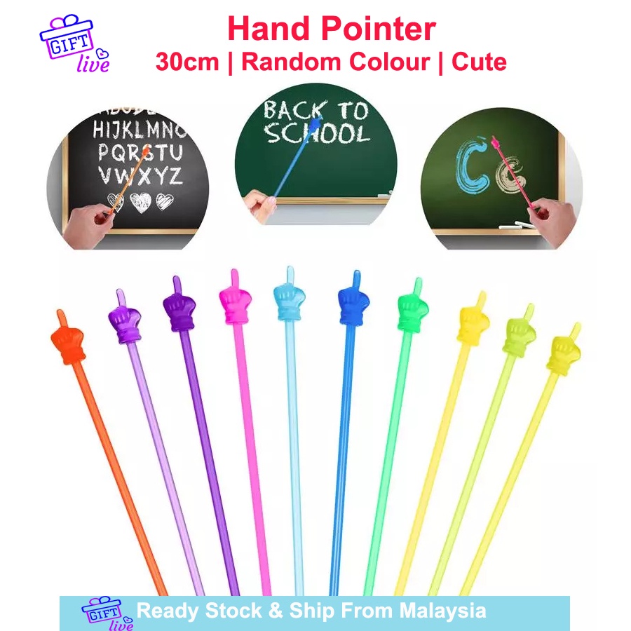 Hand Pointer Mini Handheld Presenter Teacher Classroom Teaching School Supplies Whiteboard Pointer Penunjuk Guru