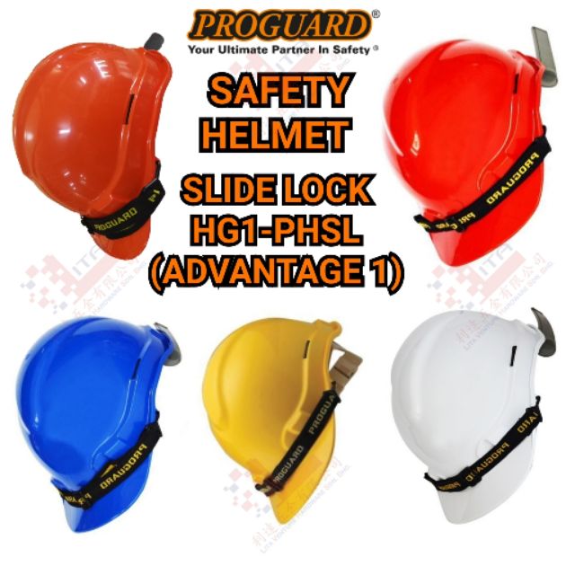 Proguard Safety Helmet Hg1-phsl (sirim Certified) 