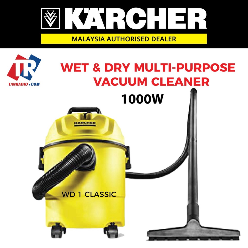 Karcher Vacuum vakum Cleaner Multi Purpose WD1 CLASSIC WET & DRY