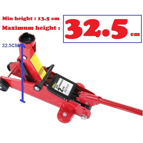 Car Hydraulic Floor Jack High Lift Trolley Ton Heavy Duty Tyre Repair