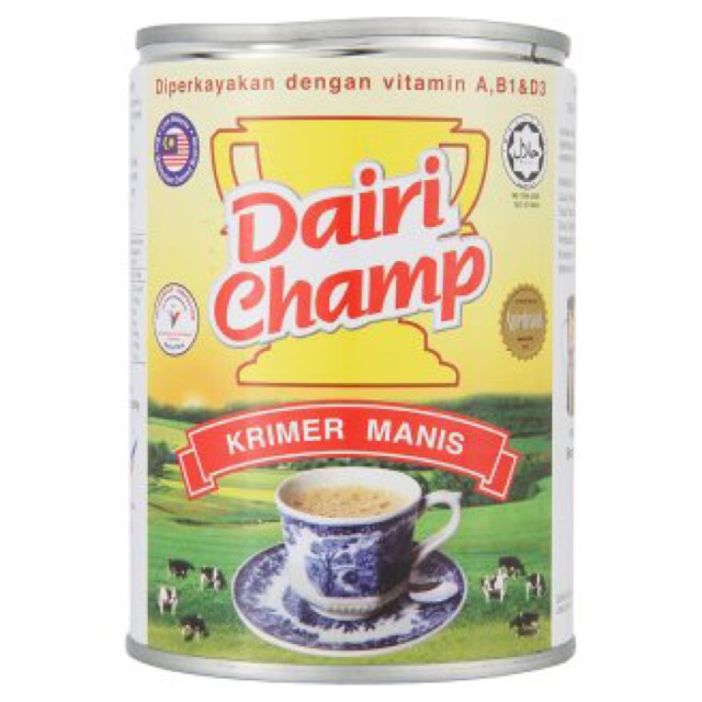 Dairy champs susu pekat/Krimer manis 500g | Shopee Malaysia