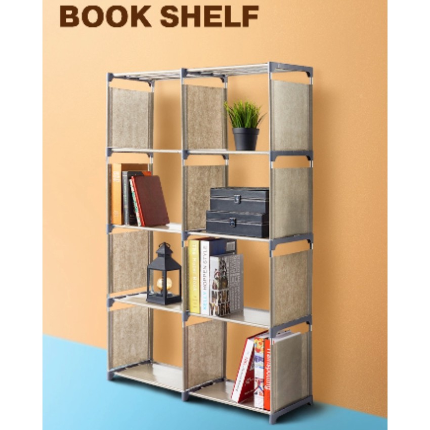 8 shelf book  rack  8 shelf book  rack  Shopee Malaysia 